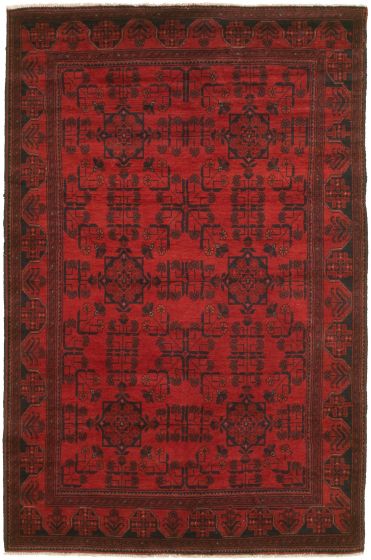 Afghan Finest Khal Mohammadi 4'3" x 6'6" Hand-knotted Wool Rug 