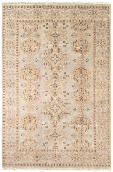 Indian Jamshidpour 5'10" x 8'10" Hand-knotted Wool Rug 