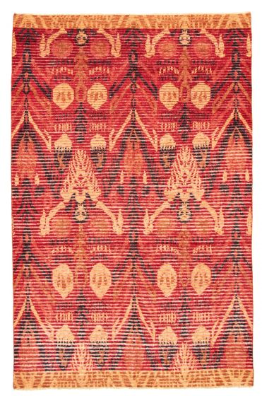 Pakistani Finest Peshawar Ziegler 5'11" x 9'2" Hand-knotted Wool Rug 