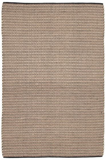 Indian Sienna 5'2" x 7'11" Braided Weave Wool Rug 