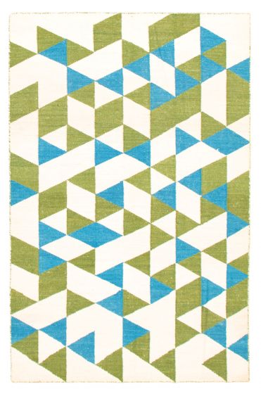 Turkish Ankara FW 5'3" x 7'11" Flat-Weave Wool Kilim 