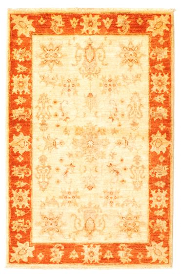 Afghan Chobi Finest 2'8" x 4'2" Hand-knotted Wool Rug 