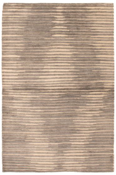 Indian Kashkuli Gabbeh 5'2" x 7'10" Hand Loomed Wool Rug 