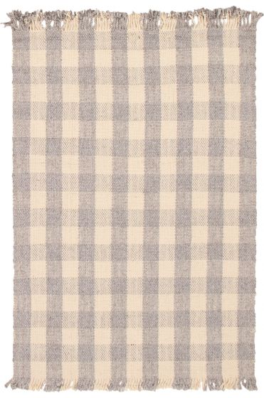 Indian Sienna 5'2" x 7'5" Hand Tufted Wool Rug 