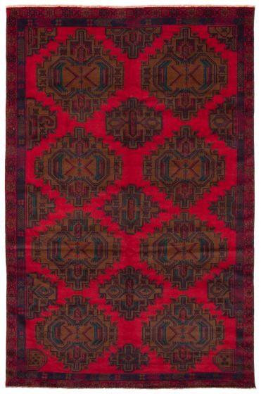 Afghan Royal Baluch 6'6" x 10'0" Hand-knotted Wool Rug 