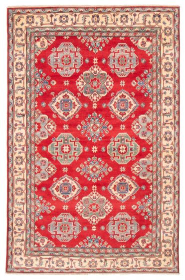 Afghan Finest Ghazni 6'6" x 9'10" Hand-knotted Wool Rug 