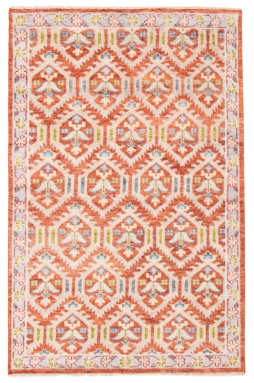Indian Jules Serapi 6'0" x 8'11" Hand-knotted Wool Rug 
