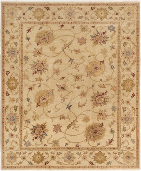 Turkish Authentic Ushak 8'5" x 10'1" Hand-knotted Wool Rug 