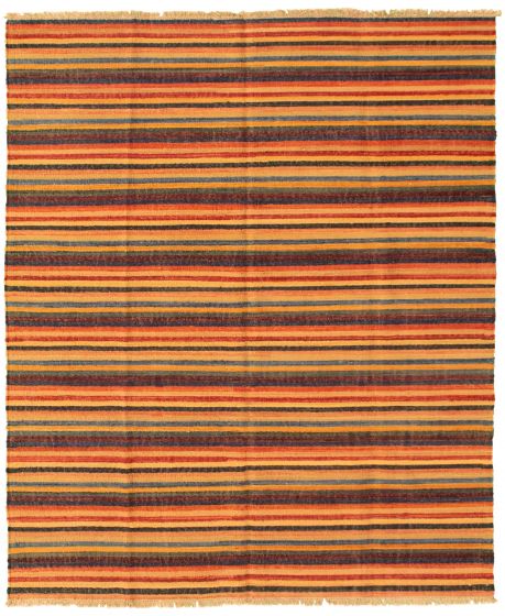 Turkish Sundance 5'11" x 7'3" Flat-Weave Wool Kilim 