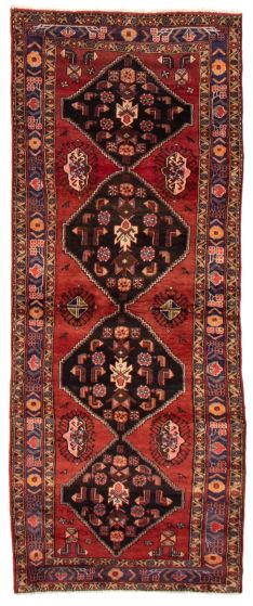 Persian Style 3'11" x 9'11" Hand-knotted Wool Rug 