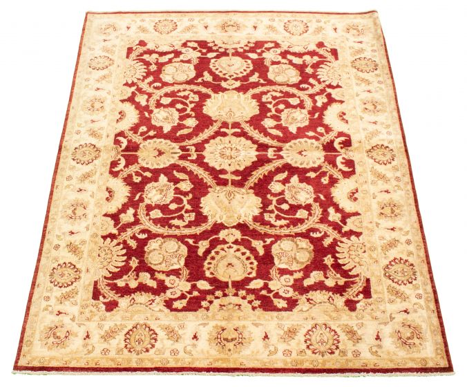 Afghan Chobi Finest 6'2" x 9'1" Hand-knotted Wool Rug 
