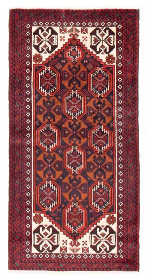 Afghan Royal Baluch 3'1" x 6'0" Hand-knotted Wool Rug 