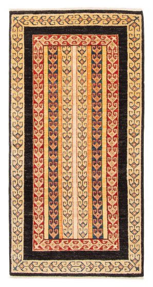 Indian Jamshidpour 2'4" x 4'8" Hand-knotted Wool Rug 
