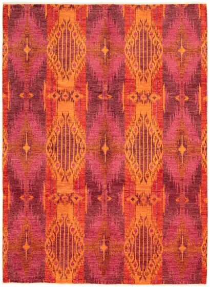 Indian Shalimar 9'0" x 12'1" Hand-knotted Wool Rug 
