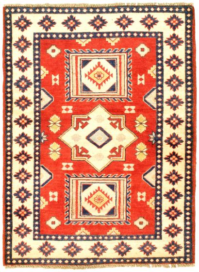 Afghan Finest Ghazni 3'3" x 4'8" Hand-knotted Wool Rug 