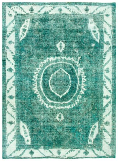 Tapis surteint coloré 6'7" x 9'0" en laine