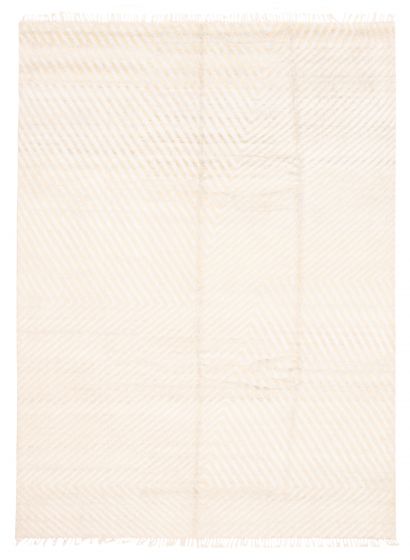 Indian Tangier 8'9" x 12'0" Hand-knotted Wool Rug 