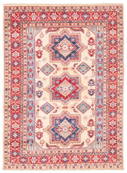 Afghan Finest Ghazni 6'7" x 9'2" Hand-knotted Wool Rug 