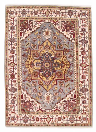 Indian Serapi Heritage 8'10" x 12'2" Hand-knotted Wool Rug 