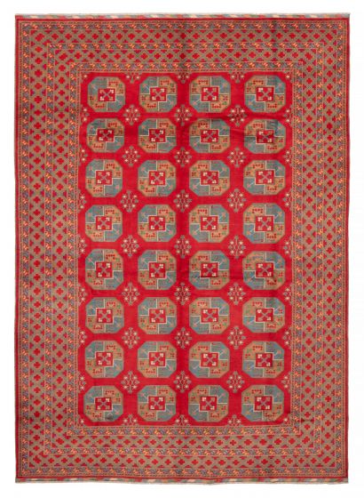 Afghan Finest Kargahi 9'5" x 13'4" Hand-knotted Wool Rug 
