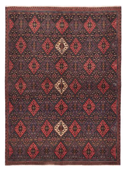 Persian Style 5'4" x 7'2" Hand-knotted Wool Rug 