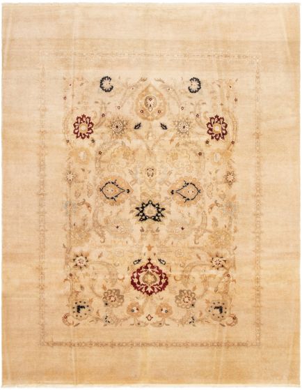 Pakistani Peshawar Oushak 8'2" x 10'3" Hand-knotted Wool Rug 