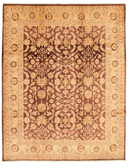 Afghan Chobi Finest 8'3" x 10'5" Hand-knotted Wool Rug 