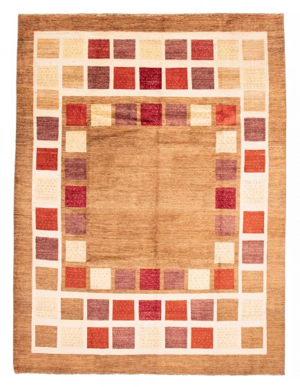 Pakistani Finest Peshawar Ziegler 9'1" x 12'6" Hand-knotted Wool Rug 