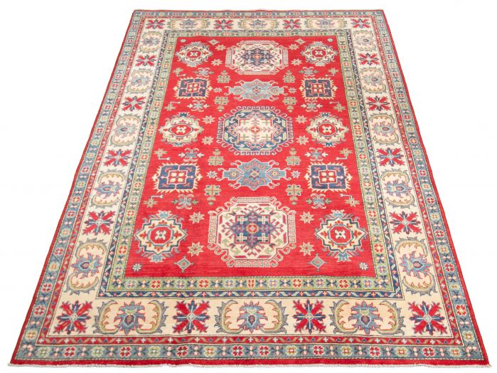 Afghan Finest Ghazni 6'0" x 9'3" Hand-knotted Wool Rug 