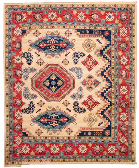 Afghan Finest Ghazni 12'3" x 12'10" Hand-knotted Wool Rug 