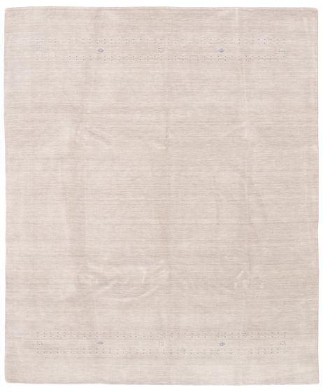 Indo Gabbeh 8'2" x 9'10" Hand Loomed Wool Rug 