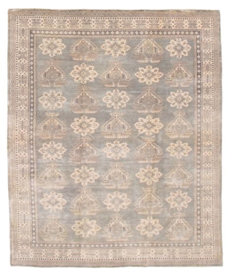 Pakistani Pako Persian 18 Of 20 7'11" x 9'7" Hand-knotted Wool Rug 