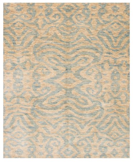 Indian Mystique 8'0" x 9'10" Hand-knotted Wool Rug 