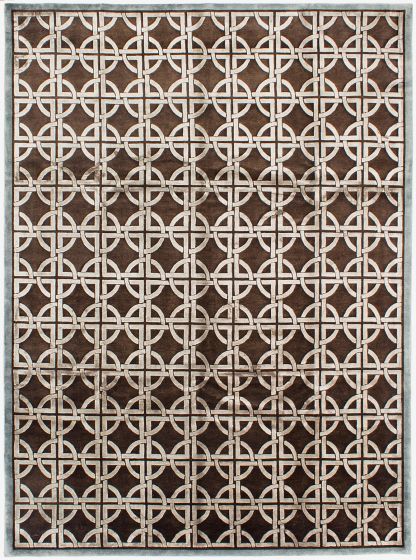 Nepal Opulence 8'8" x 11'9" Hand-knotted Silk, Wool Rug 