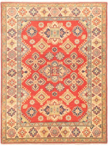 Afghan Finest Ghazni 5'0" x 6'9" Hand-knotted Wool Rug 