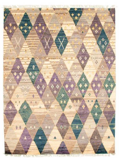 Pakistani Pak Finest Marrakesh 8'0" x 10'6" Hand-knotted Wool Rug 