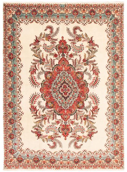 Persian Style 9'3" x 13'1" Hand-knotted Wool Rug 