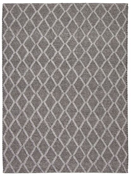 Indian Sienna 5'1" x 6'9" Braided Weave Wool Rug 