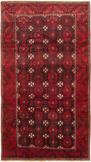 Persian Style 5'3" x 9'9" Hand-knotted Wool Rug 