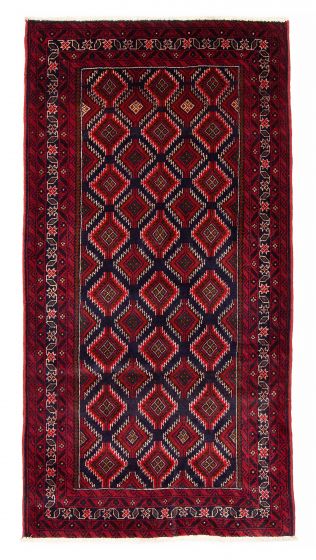 Afghan Royal Baluch 3'5" x 6'2" Hand-knotted Wool Rug 