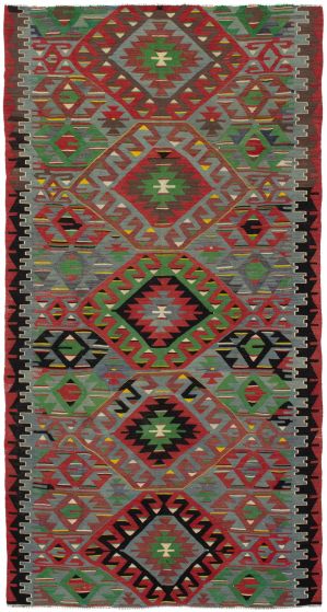 Kilim sivas 5'1" x 9'7" en laine