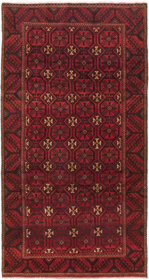 Persian Style 5'1" x 9'6" Hand-knotted Wool Rug 