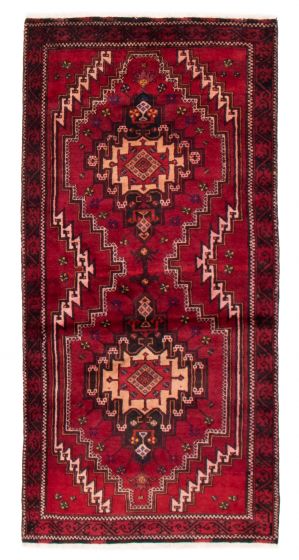 Afghan Royal Baluch 3'8" x 7'5" Hand-knotted Wool Rug 