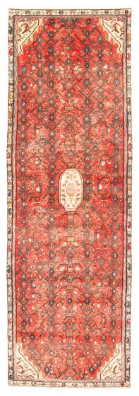 Persian Style 2'9" x 8'10" Hand-knotted Wool Runner Rug 