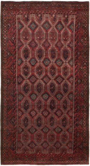 Persian Style 5'3" x 9'10" Hand-knotted Wool Rug 
