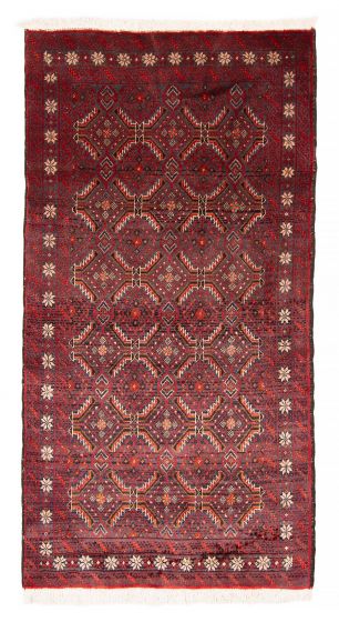 Afghan Royal Baluch 3'2" x 5'9" Hand-knotted Wool Rug 