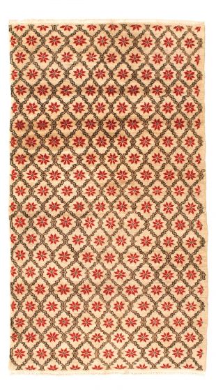 Turkish Melis Vintage 4'7" x 8'11" Hand-knotted Wool Rug 