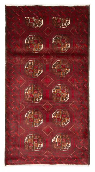 Afghan Royal Baluch 3'3" x 6'2" Hand-knotted Wool Rug 