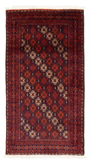 Afghan Royal Baluch 3'1" x 5'8" Hand-knotted Wool Rug 