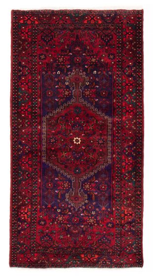 Persian Style 4'2" x 7'6" Hand-knotted Wool Rug 